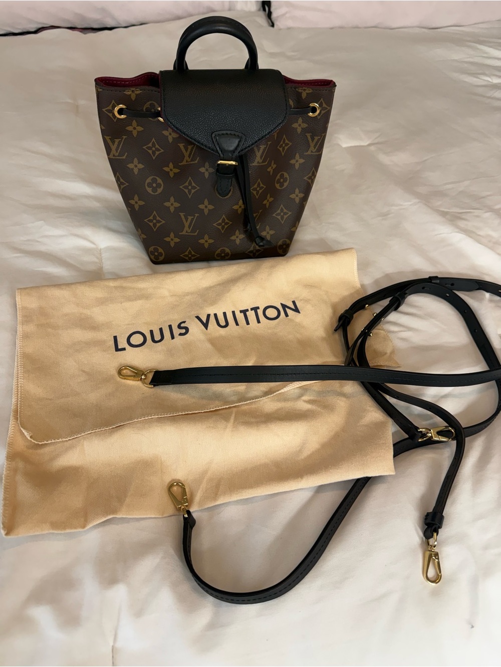 LOUIS VUITTON Monogram
Montsouris BB Backpack
